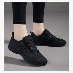 Glidemoves Girls Black Cheer/Dance Sneakers